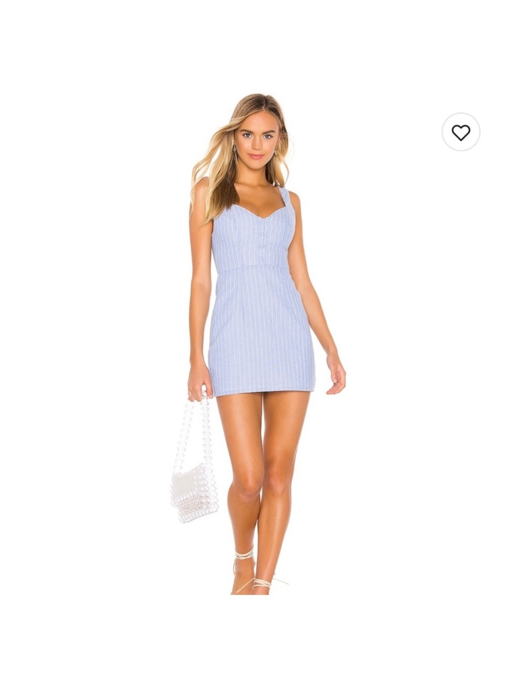 superdown Abigail Mini Dress in Blue Stripe